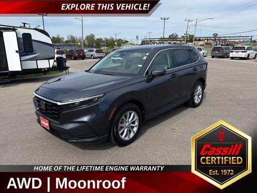 Gray 2025 Honda CR-V EX-L AWD
