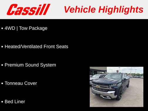 Northsky Blue Metallic 2020 Chevrolet Silverado 1500 LTZ