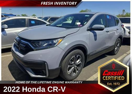 Blue 2022 Honda CR-V 2WD EX-L