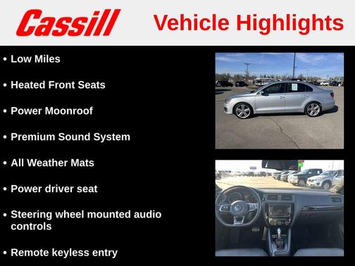 Reflex Silver Metallic 2015 Volkswagen Jetta Auto GLI SE