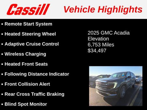 2025 GMC Acadia FWD Elevation