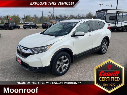 White Diamond Pearl 2018 Honda CR-V EX