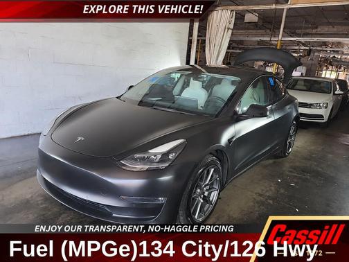 Black 2022 Tesla Model 3 Long Range