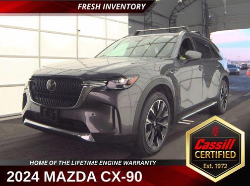 Machine Gray Metallic 2024 Mazda CX-90 PHEV Premium Plus