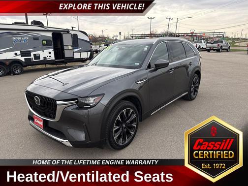 Machine Gray Metallic 2024 Mazda CX-90 PHEV Premium Plus