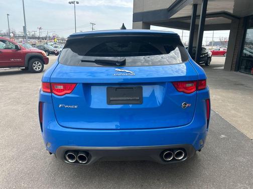 Blue 2020 Jaguar F-PACE SVR P550 AWD Automatic