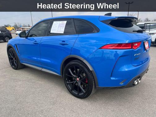 Blue 2020 Jaguar F-PACE SVR P550 AWD Automatic
