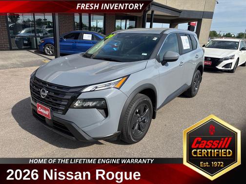 Boulder Gray Pearl 2026 Nissan Rogue SV