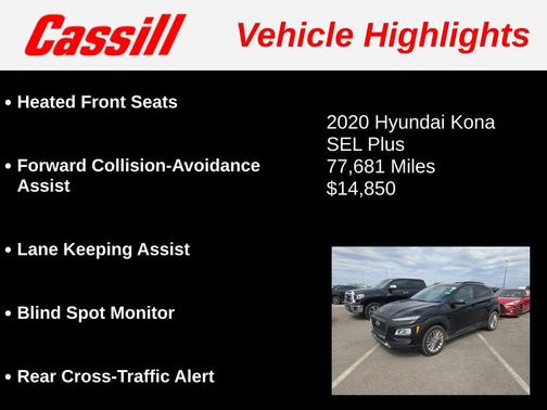 2020 Hyundai KONA SEL Plus