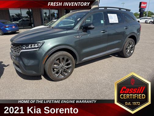 Aruba Green 2021 Kia Sorento EX