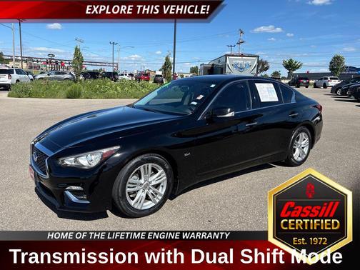 Black Obsidian 2019 INFINITI Q50 3.0t LUXE