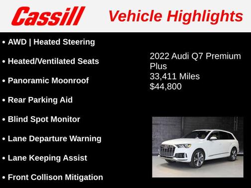 2022 Audi Q7 55 Premium Plus