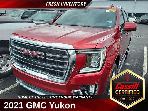 Cayenne Red Tintcoat 2021 GMC Yukon SLT