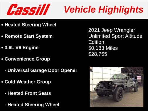 2021 Jeep Wrangler Unlimited Sport Altitude