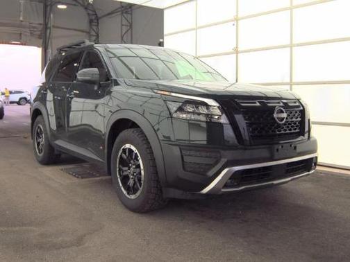 Obsidian Green Pearl 2024 Nissan Pathfinder Rock Creek 4WD