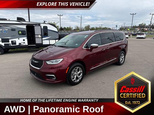 Velvet Red Pearlcoat 2022 Chrysler Pacifica Limited