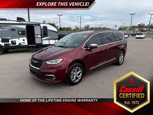 Velvet Red Pearlcoat 2022 Chrysler Pacifica Limited