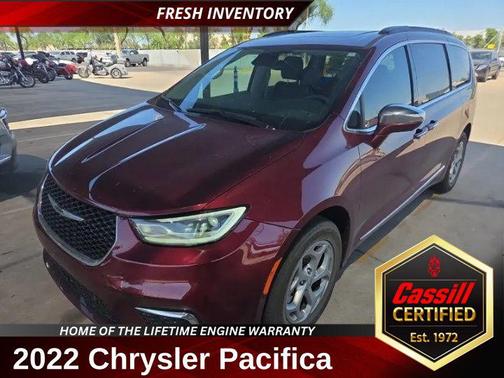 Velvet Red Pearlcoat 2022 Chrysler Pacifica Limited