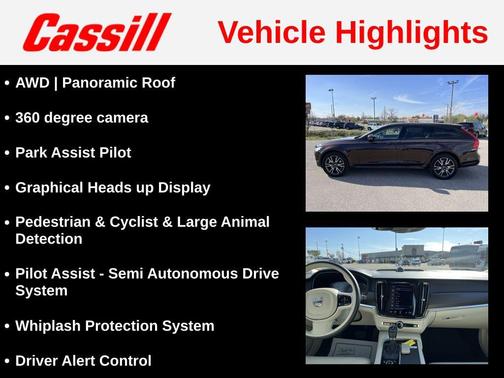 Brown Metallic 2017 Volvo V90 Cross Country T6