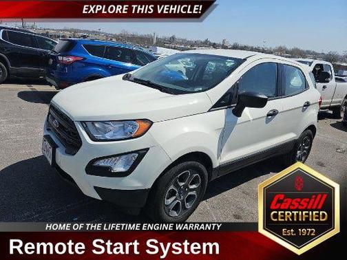 Diamond White 2021 Ford EcoSport S