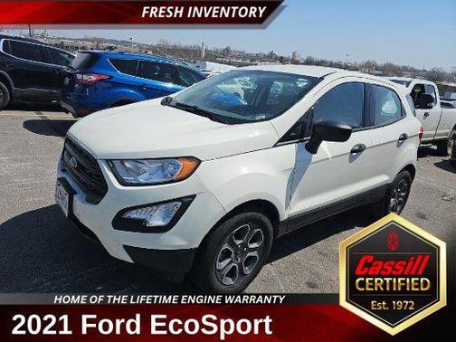 Diamond White 2021 Ford EcoSport S