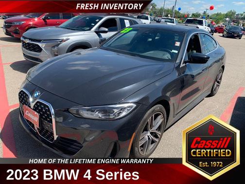 Black Sapphire Metallic 2023 BMW 430 Gran Coupe i xDrive
