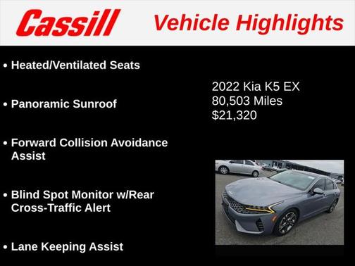 2022 Kia K5 EX