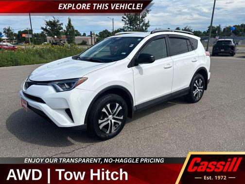 Super White 2017 Toyota RAV4 LE