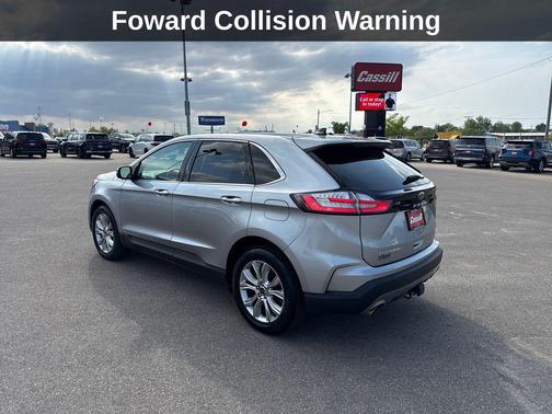Silver Metallic 2023 Ford Edge Titanium
