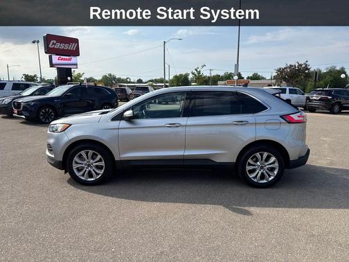 Silver Metallic 2023 Ford Edge Titanium