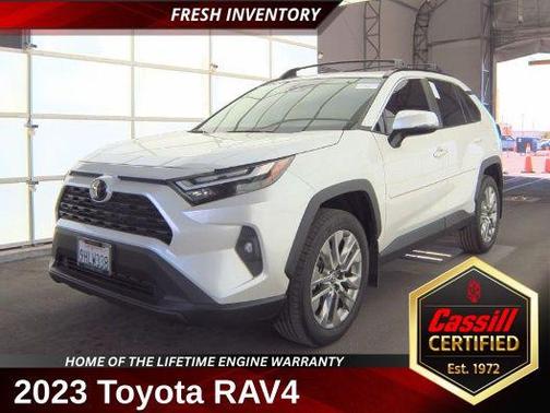 Wind Chill Pearl 2023 Toyota RAV4 XLE Premium