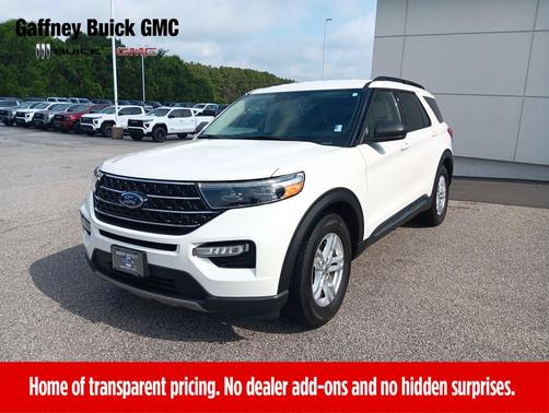 Star White Metallic Tri-Coat 2020 Ford Explorer XLT
