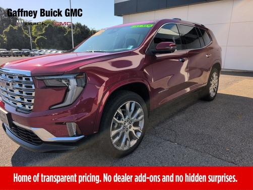 Volcanic Red Tintcoat 2025 GMC Acadia Denali