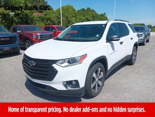 Summit White 2020 Chevrolet Traverse LT Leather