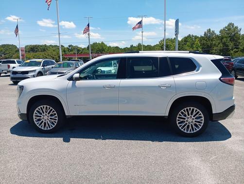 White Frost Tricoat 2024 GMC Acadia Denali