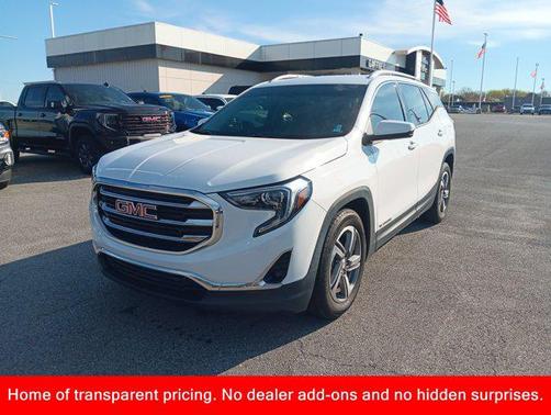 Summit White 2019 GMC Terrain SLT