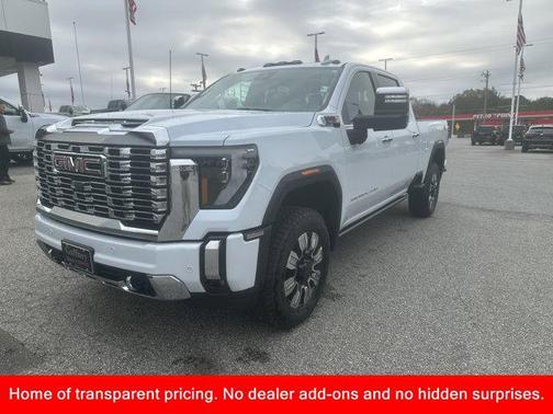 Glacier White Tricoat 2026 GMC Sierra 2500 Denali