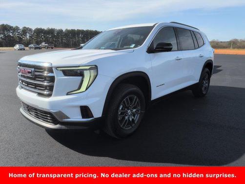 Summit White 2025 GMC Acadia FWD Elevation