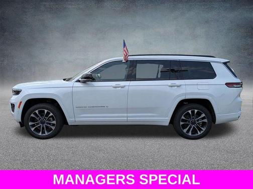 Bright White Clearcoat 2025 Jeep Grand Cherokee L Overland