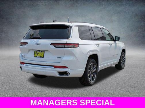 Bright White Clearcoat 2025 Jeep Grand Cherokee L Overland