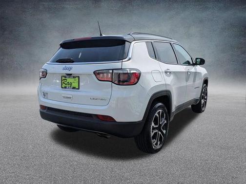 Bright White Clearcoat 2022 Jeep Compass Limited