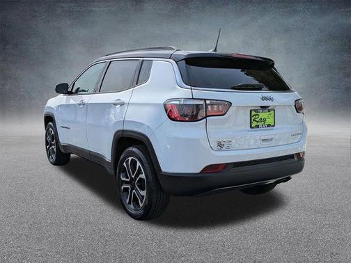 Bright White Clearcoat 2022 Jeep Compass Limited
