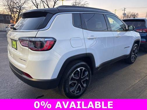 Bright White Clearcoat 2022 Jeep Compass Limited
