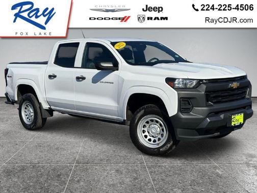 Summit White 2023 Chevrolet Colorado WT
