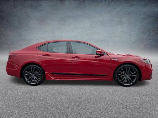 Red 2019 Acura TLX Technology