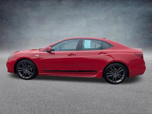 Red 2019 Acura TLX Technology