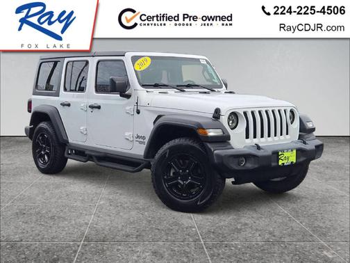 Bright White Clearcoat 2019 Jeep Wrangler Unlimited Sport