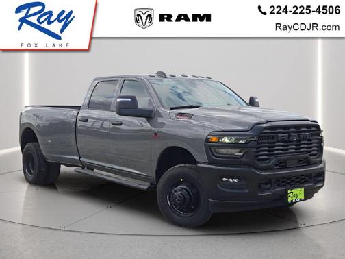 Ceramic Gray Clearcoat 2026 RAM 3500 Tradesman Crew Cab 4x4 8' Box