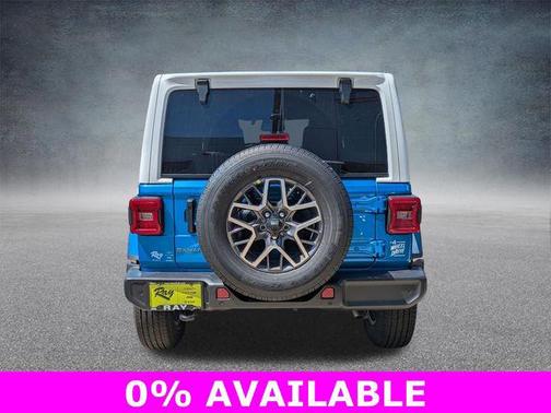 Hydro Blue Pearlcoat 2026 Jeep Wrangler 4-Door Sahara 4x4