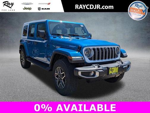 Hydro Blue Pearlcoat 2026 Jeep Wrangler 4-Door Sahara 4x4
